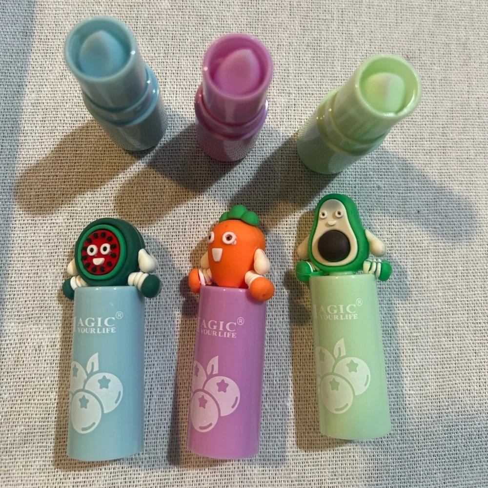 Kids Toy Stamp Set - Blue, Purple, Green